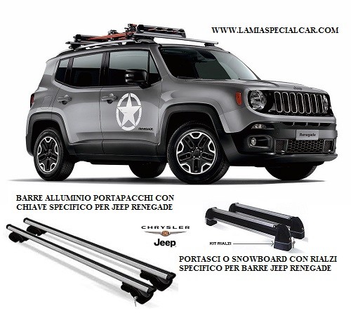 Kit barre portapacchi con - barre,