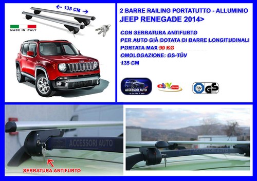 Barre portatutto portapacchi - barre,